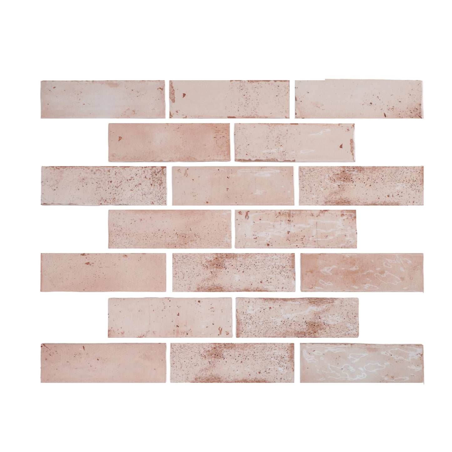 Marrakech Jewel Series Nude Beige Glossy Ceramic Atisanal Tile