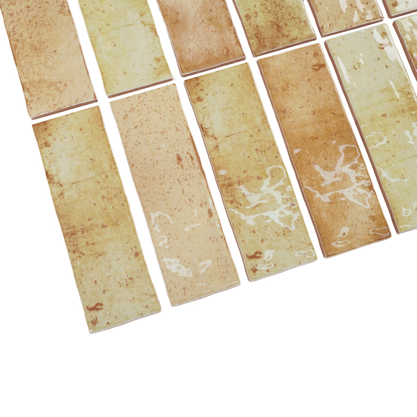 Marrakech Jewel Series Butter Yellow Glossy Ceramic Atisanal Tile