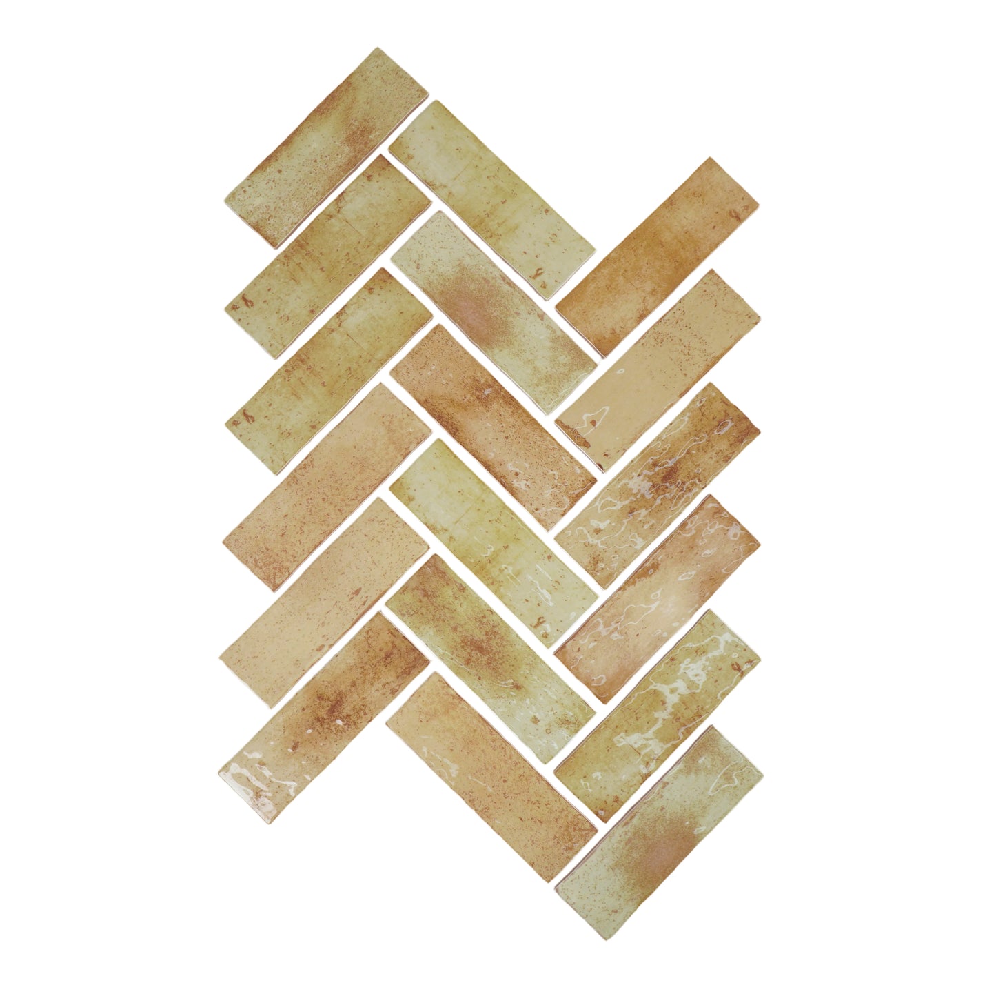 Marrakech Jewel Series Butter Yellow Glossy Ceramic Atisanal Tile