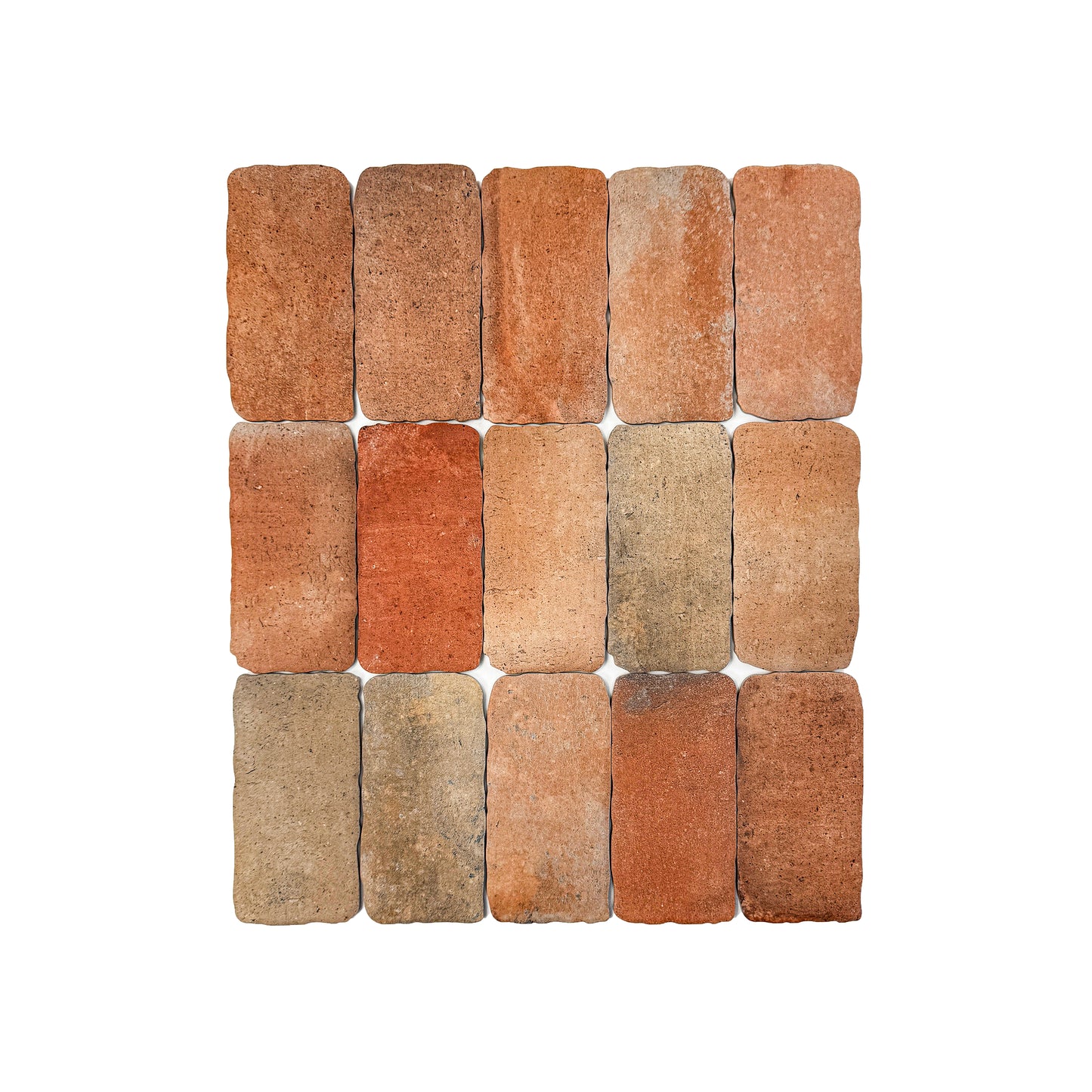 Deep Red Matte Porcelain Artisanal Tile