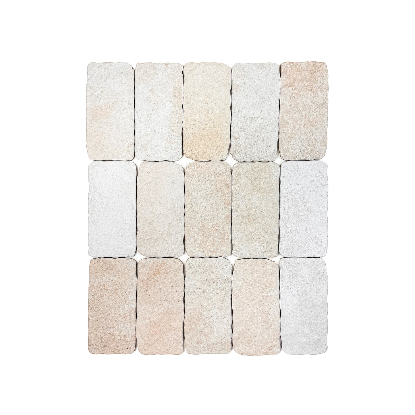 Creamy White Matte Porcelain Artisanal Tile