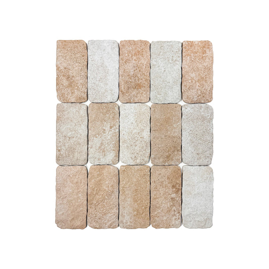 Soft Beige Matte Porcelain Artisanal Tile