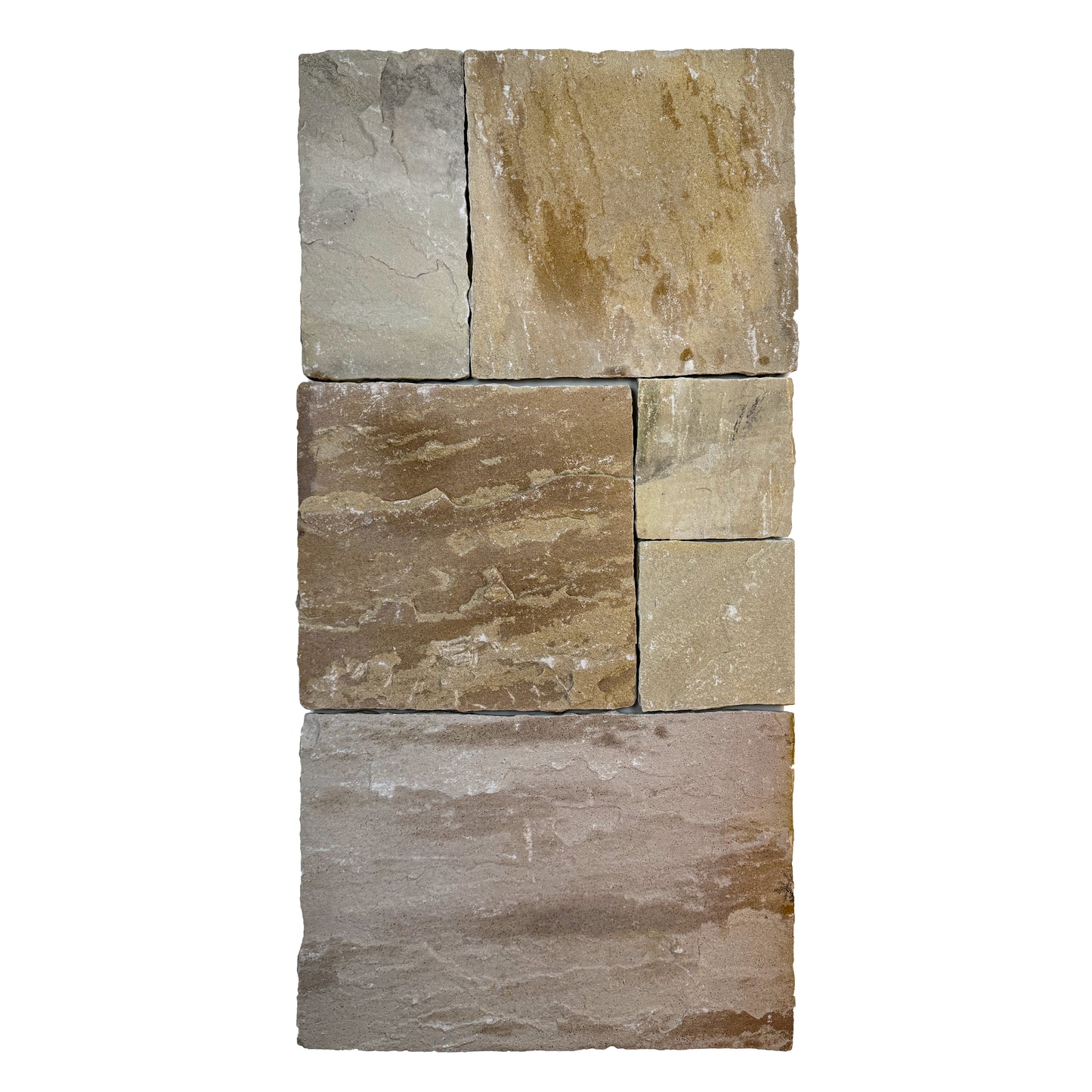 Opulence Versailles Series Light Fawn & French Beige Natural Surface Travertine Versailles Pattern Tile