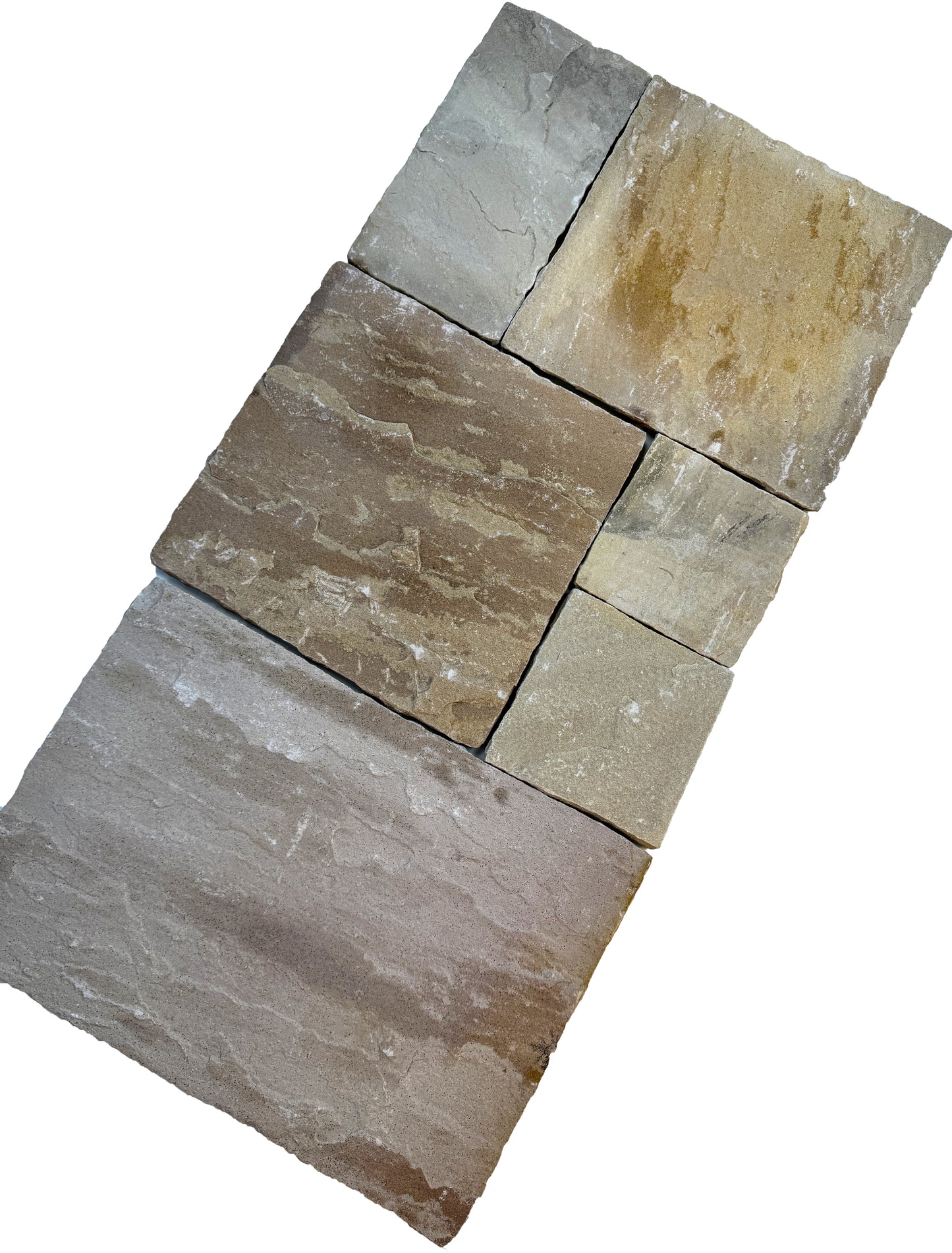 Opulence Versailles Series Light Fawn & French Beige Natural Surface Travertine Versailles Pattern Tile