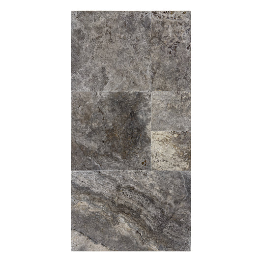 Opulence Versailles Series Lava Grey  Travertine Versailles Pattern Tile
