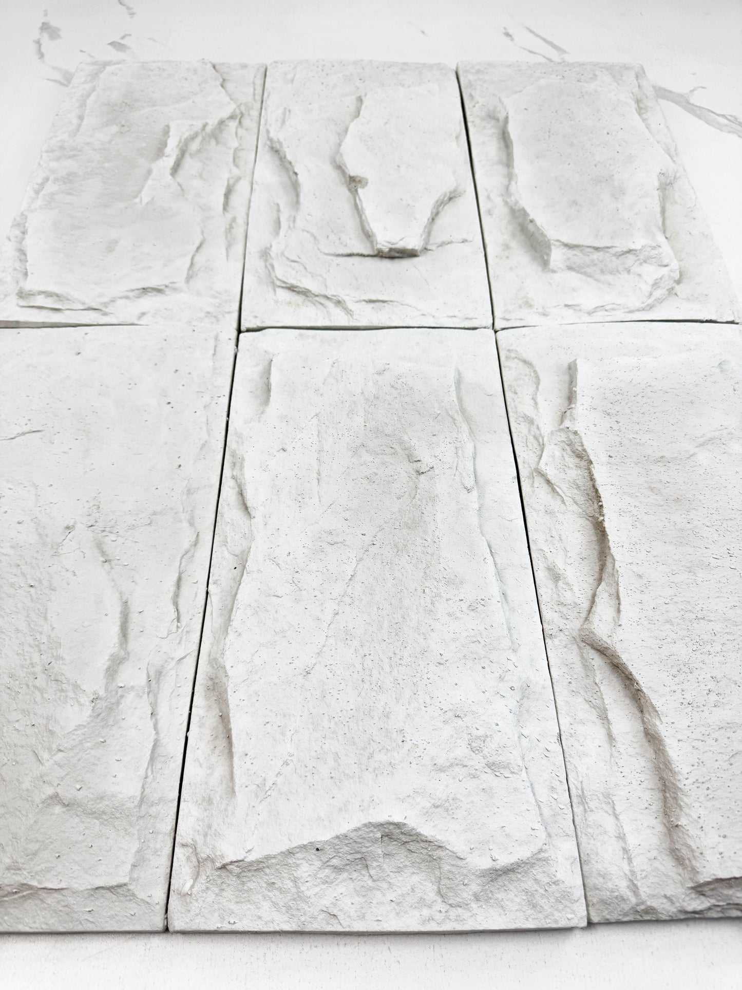 Tuscany Essence White Mushroom Stone Design Cement Artificial Tile