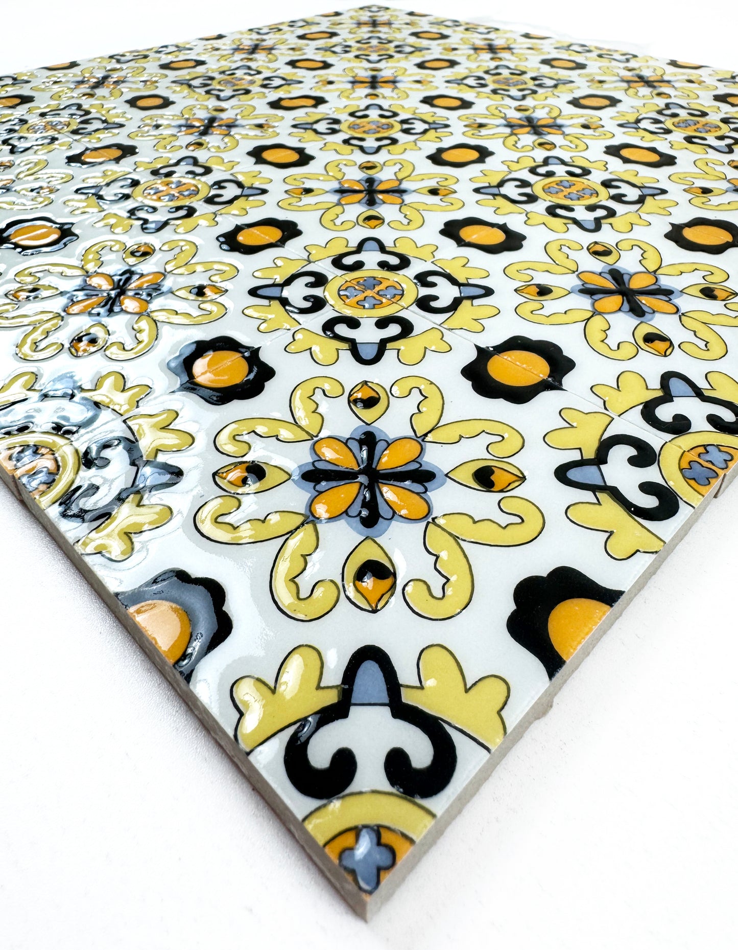 Desert Jewel  Moroccan Style Glossy Ceramic Tile  Pattern 01