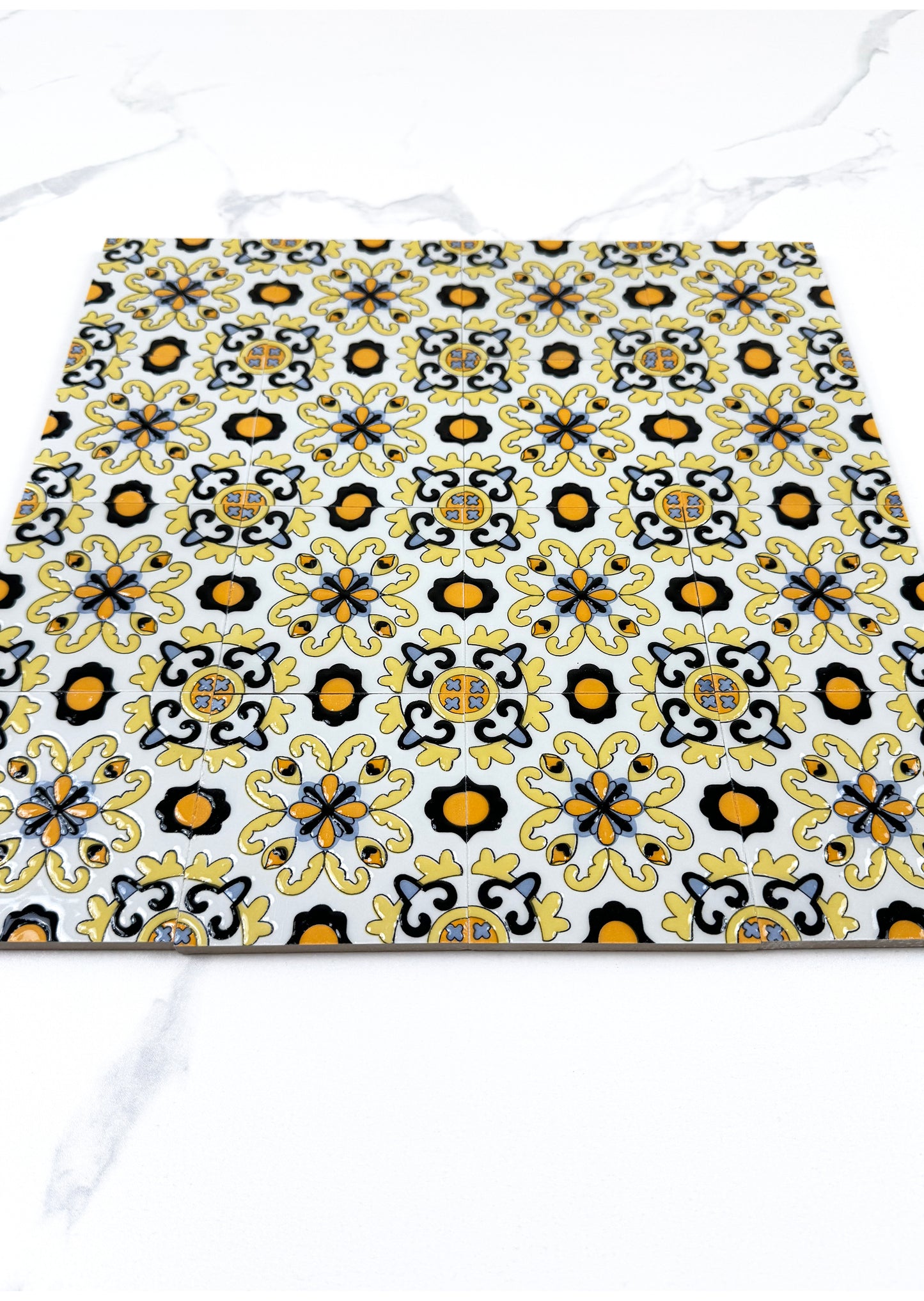 Desert Jewel  Moroccan Style Glossy Ceramic Tile  Pattern 01