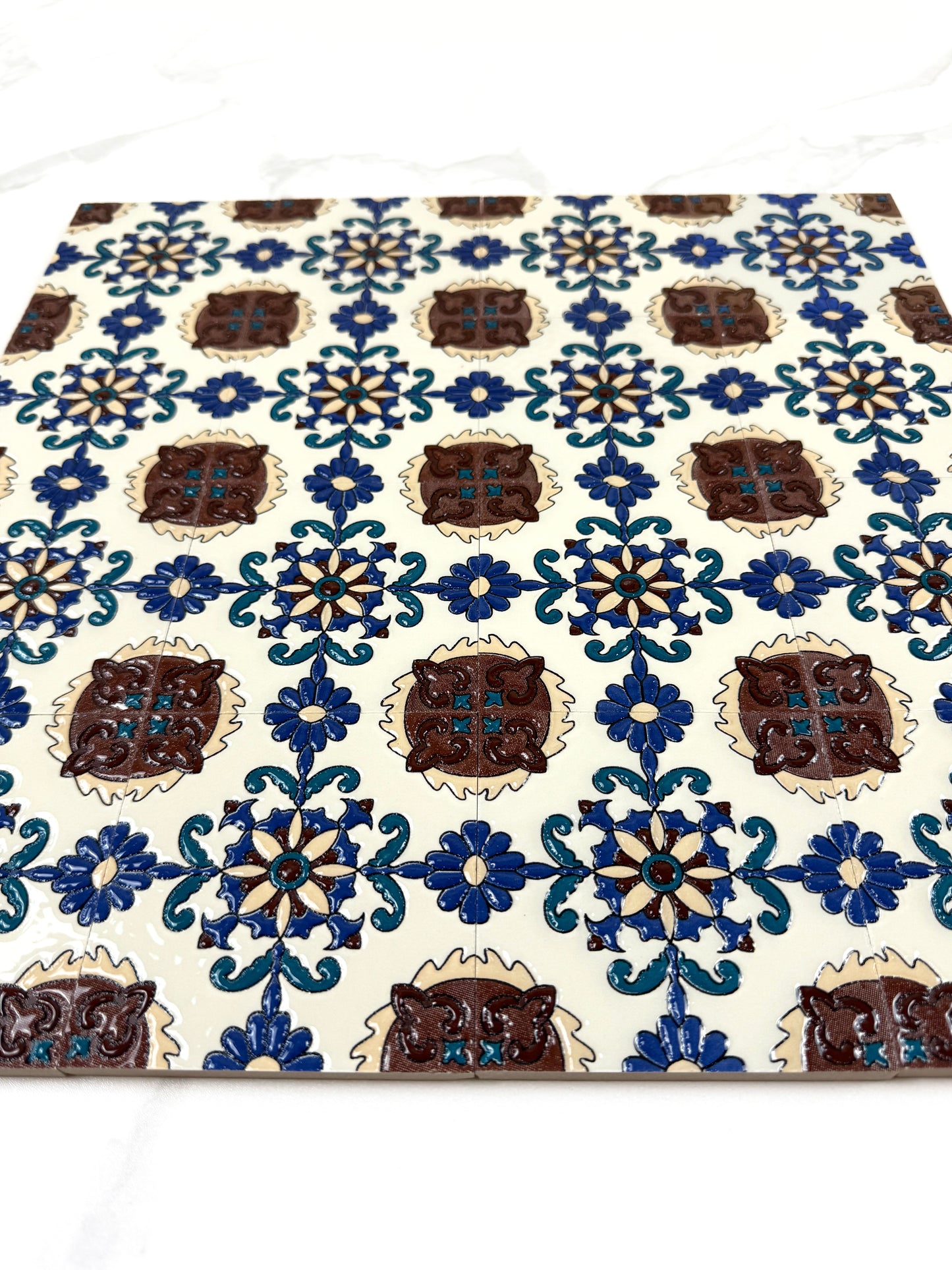 Desert Jewel  Moroccan Style Glossy Ceramic Tile  Pattern 10