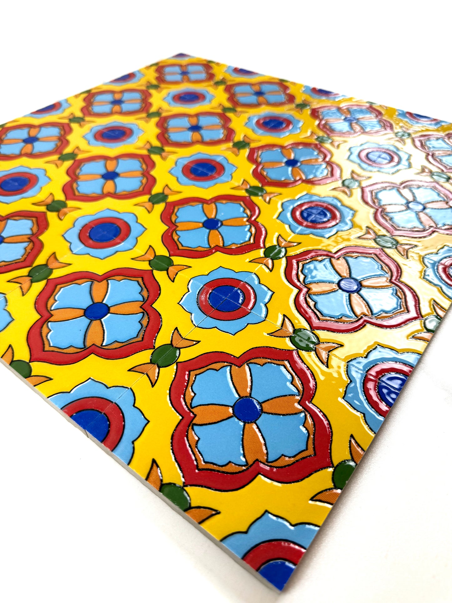 Desert Jewel  Moroccan Style Glossy Ceramic Tile  Pattern 07