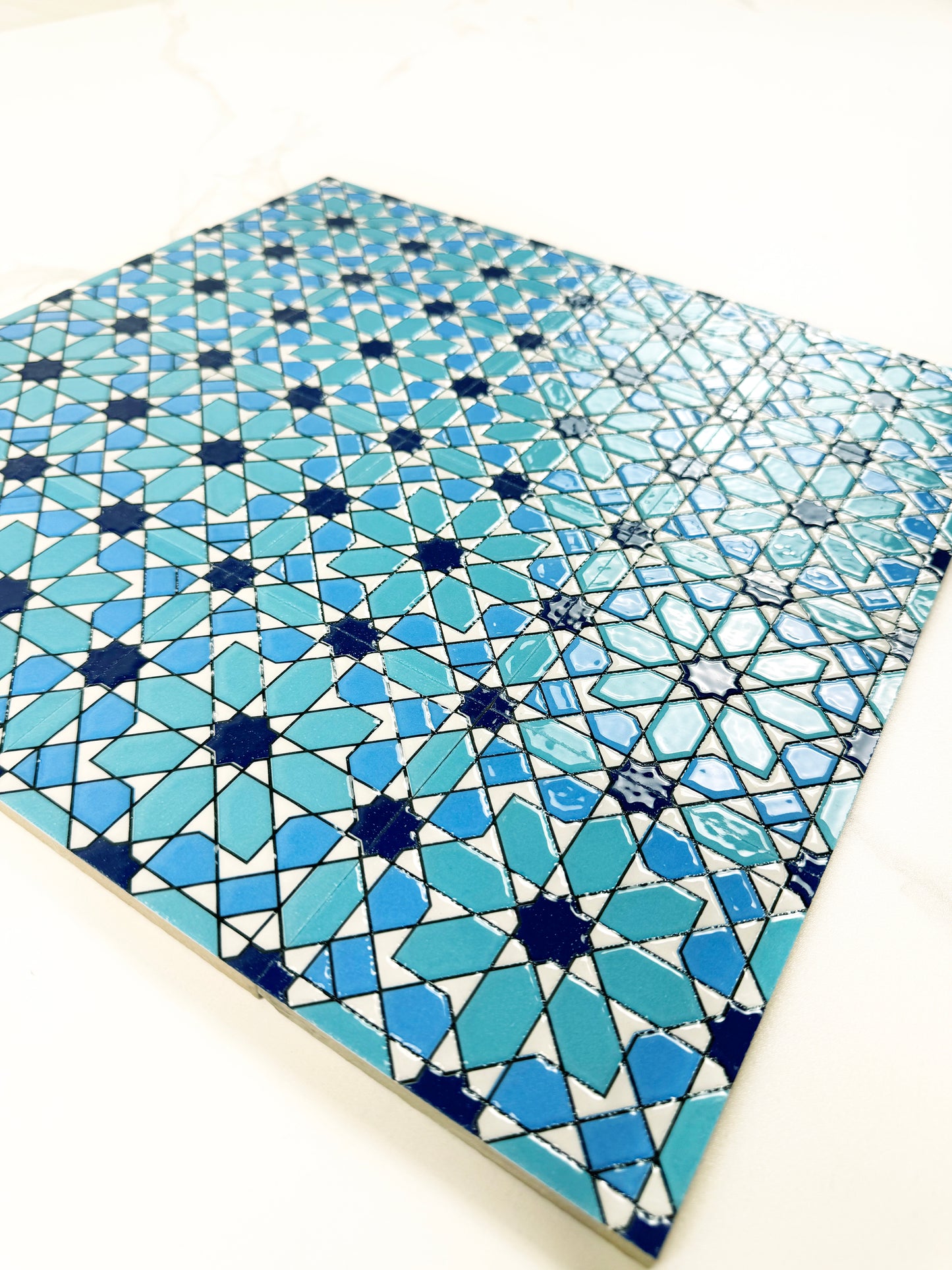 Desert Jewel  Moroccan Style Glossy Ceramic Tile  Pattern 16