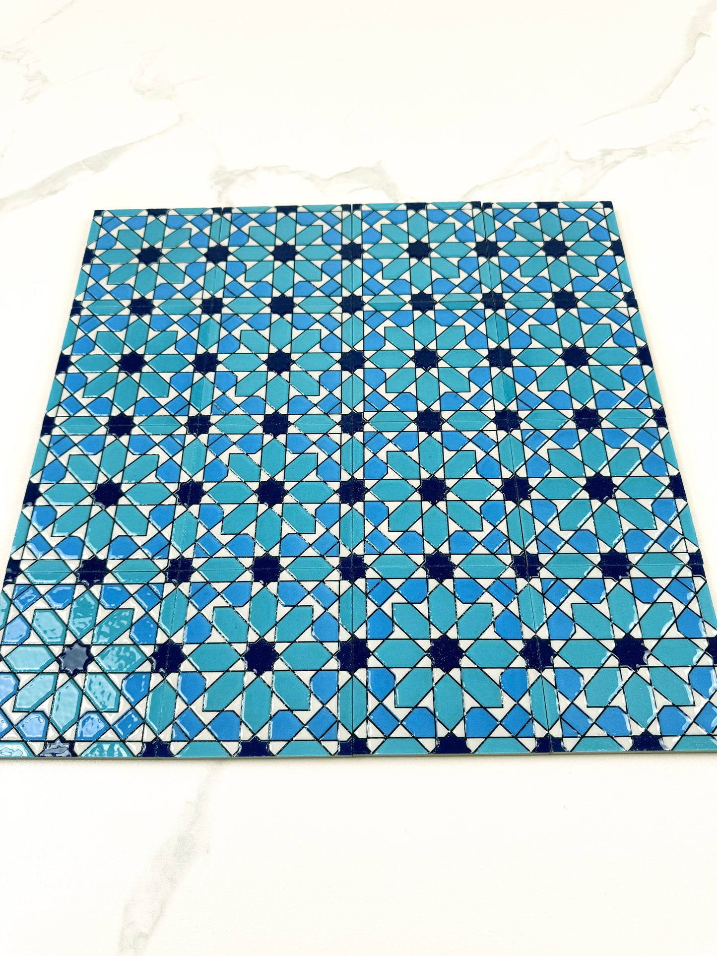 Desert Jewel  Moroccan Style Glossy Ceramic Tile  Pattern 16