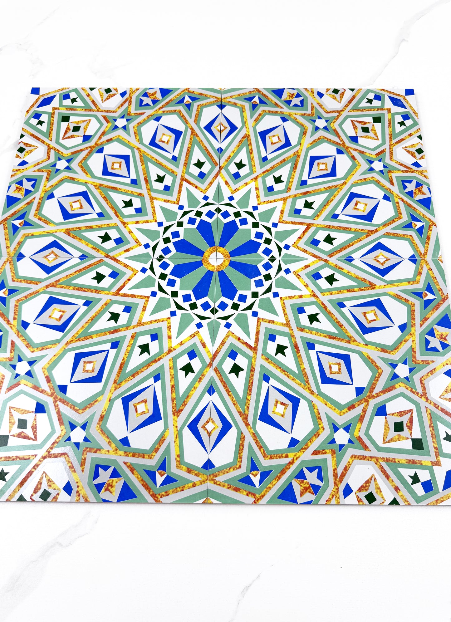 Sahara Splendor  Moroccan Style  Matte Ceramic Tile  Pattern 304