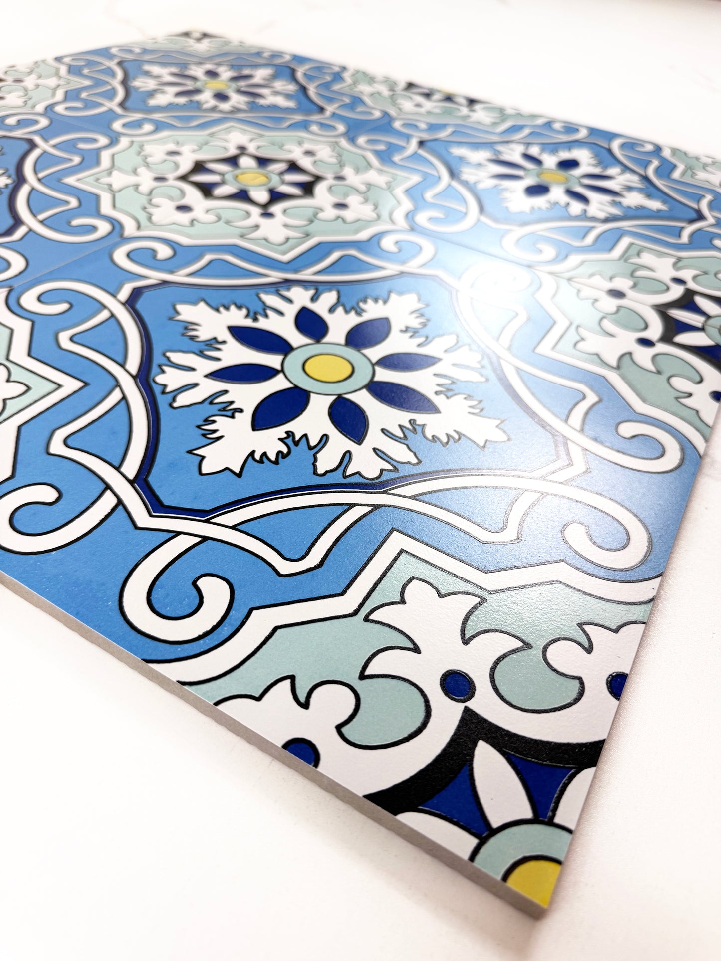 Sahara Splendor  Moroccan Style  Matte Ceramic Tile  Pattern 314