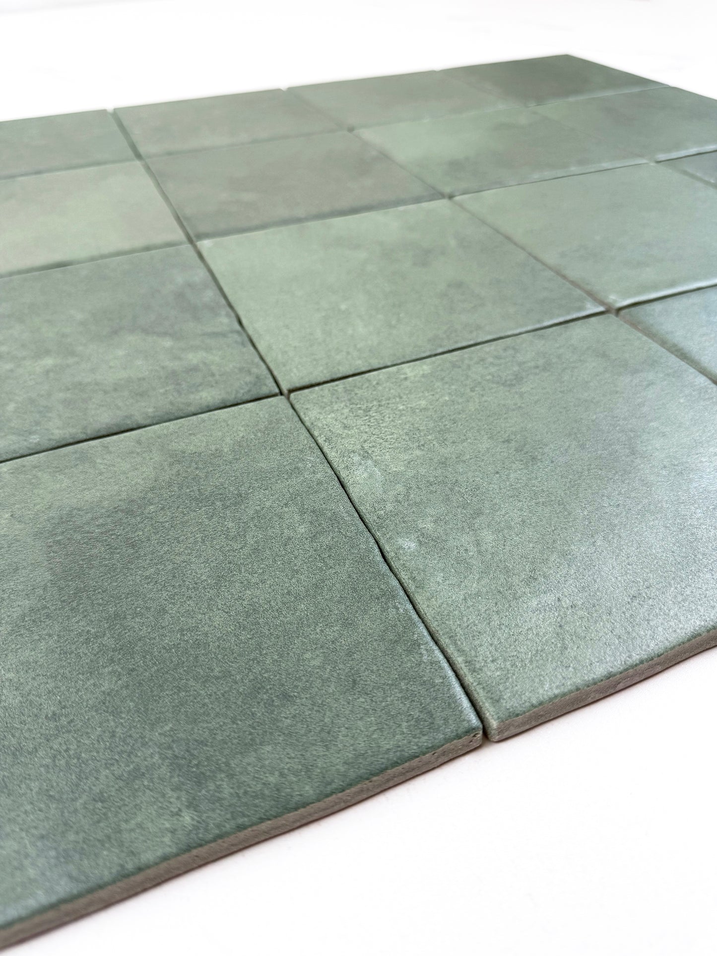 Artisan Essence Rich Garden Green Matte Porcelain Artisanal Tile