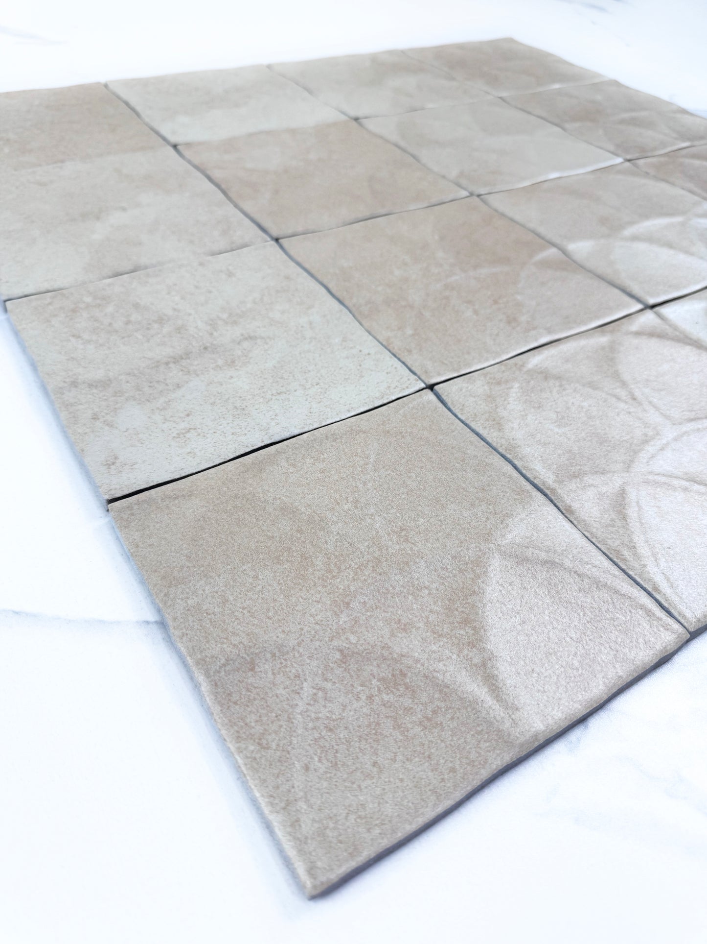 Artisan Essence Textured Beige Matte Porcelain Artisanal Tile