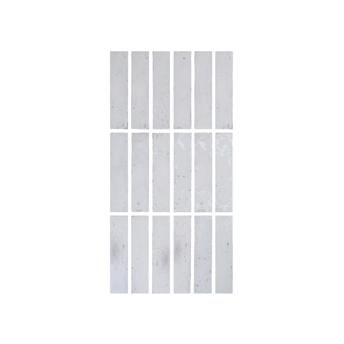 माराकेश जूल सीरीज़ स्नो व्हाइट ग्लॉसी सिरेमिक कारीगरी वाली टाइल