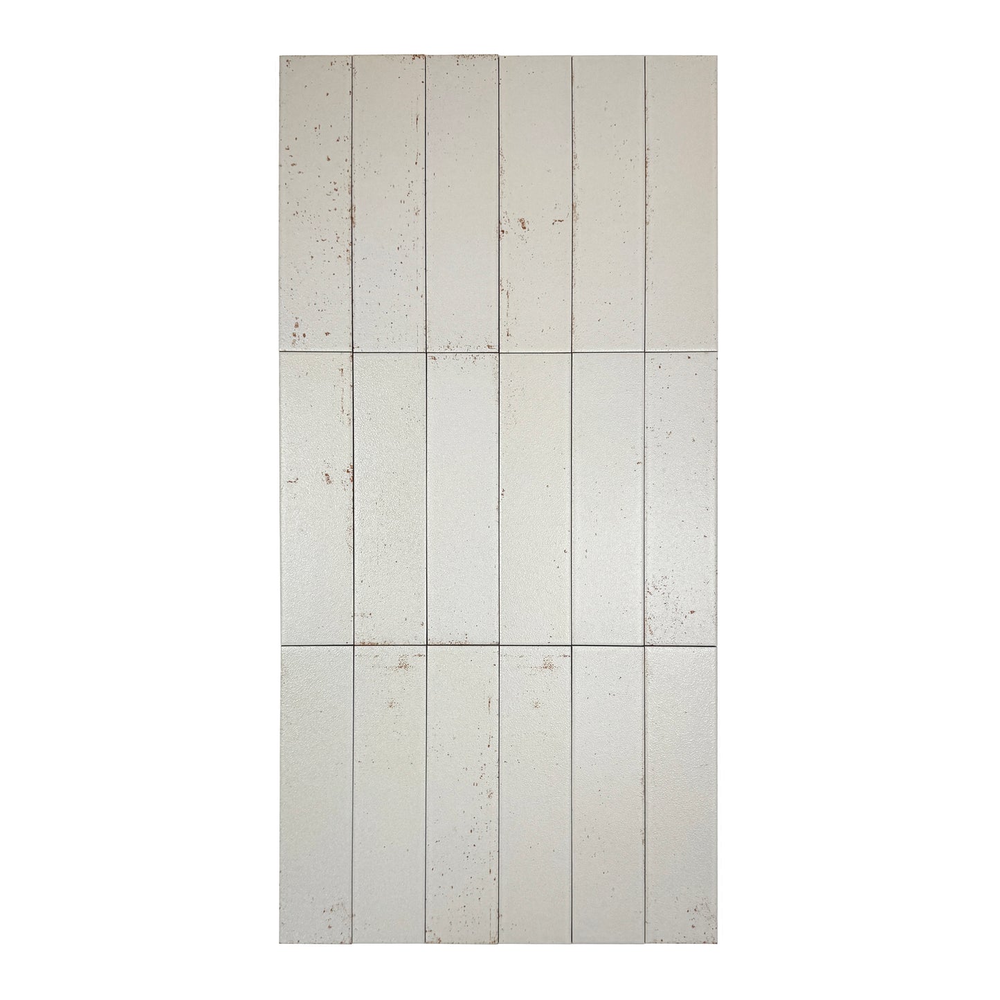 Lustre Vintage Off White Matte Ceramic Artisanal Tile