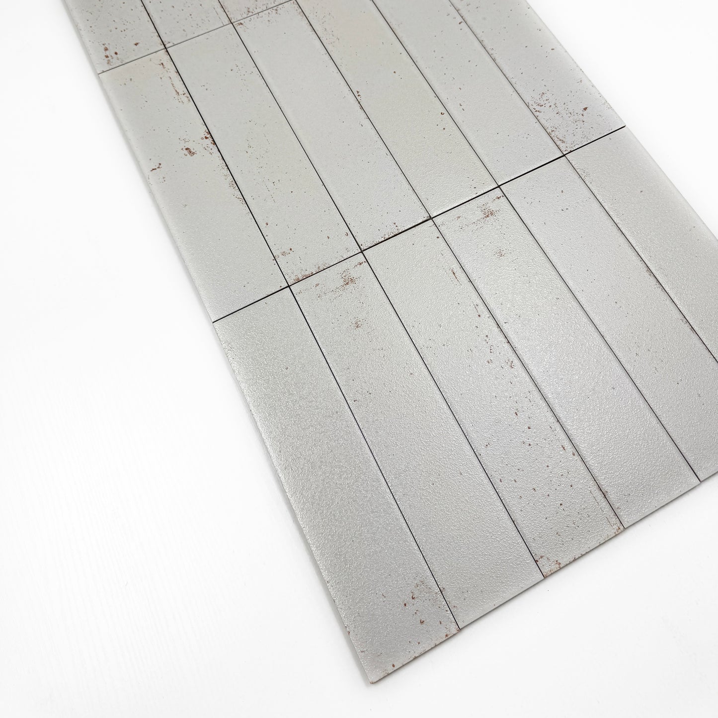 Lustre Vintage Off White Matte Ceramic Artisanal Tile