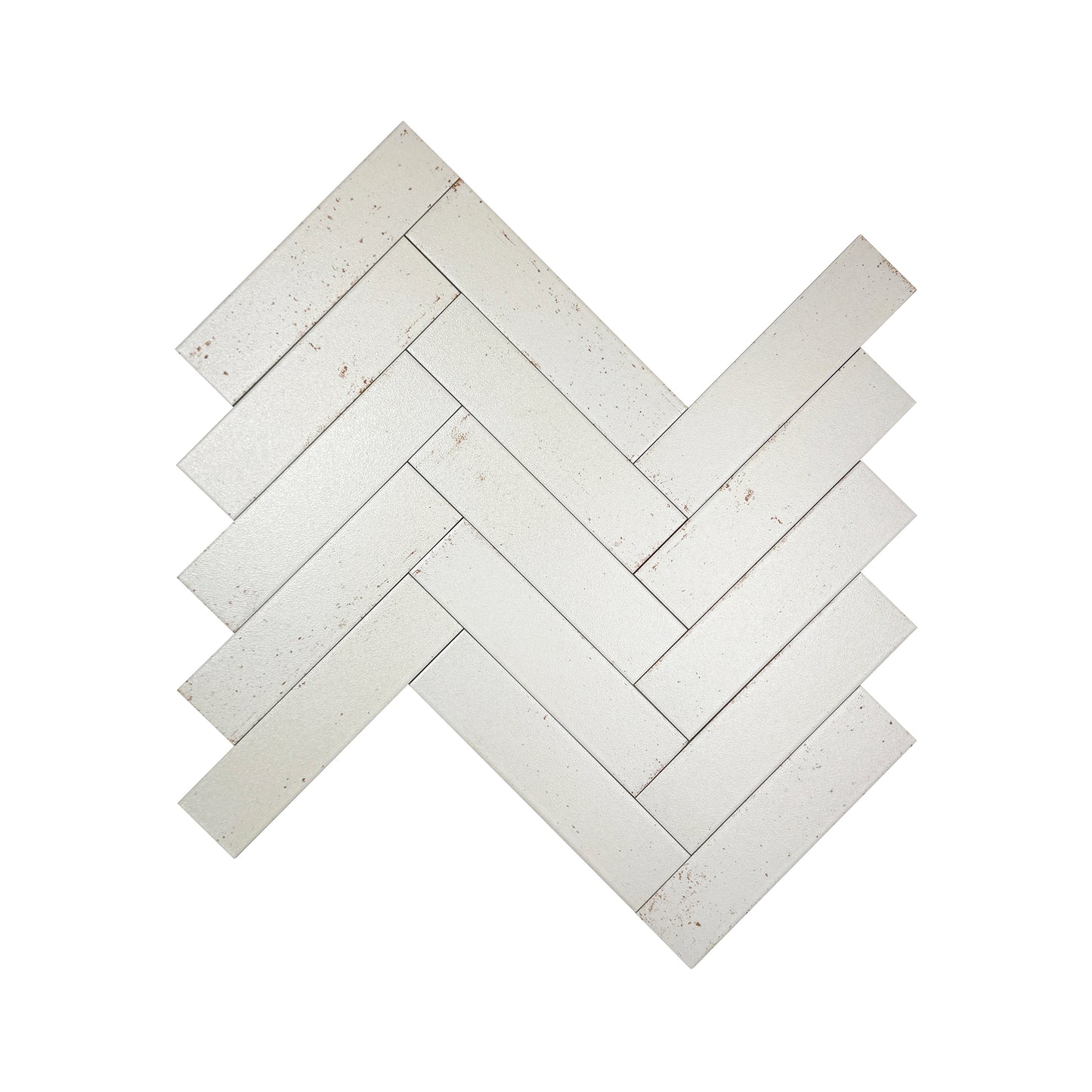 Lustre Vintage Off White Matte Ceramic Artisanal Tile