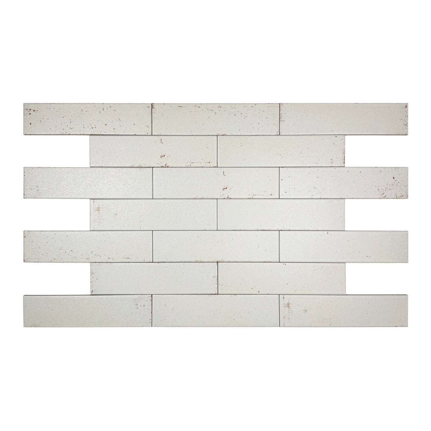 Lustre Vintage Off White Matte Ceramic Artisanal Tile