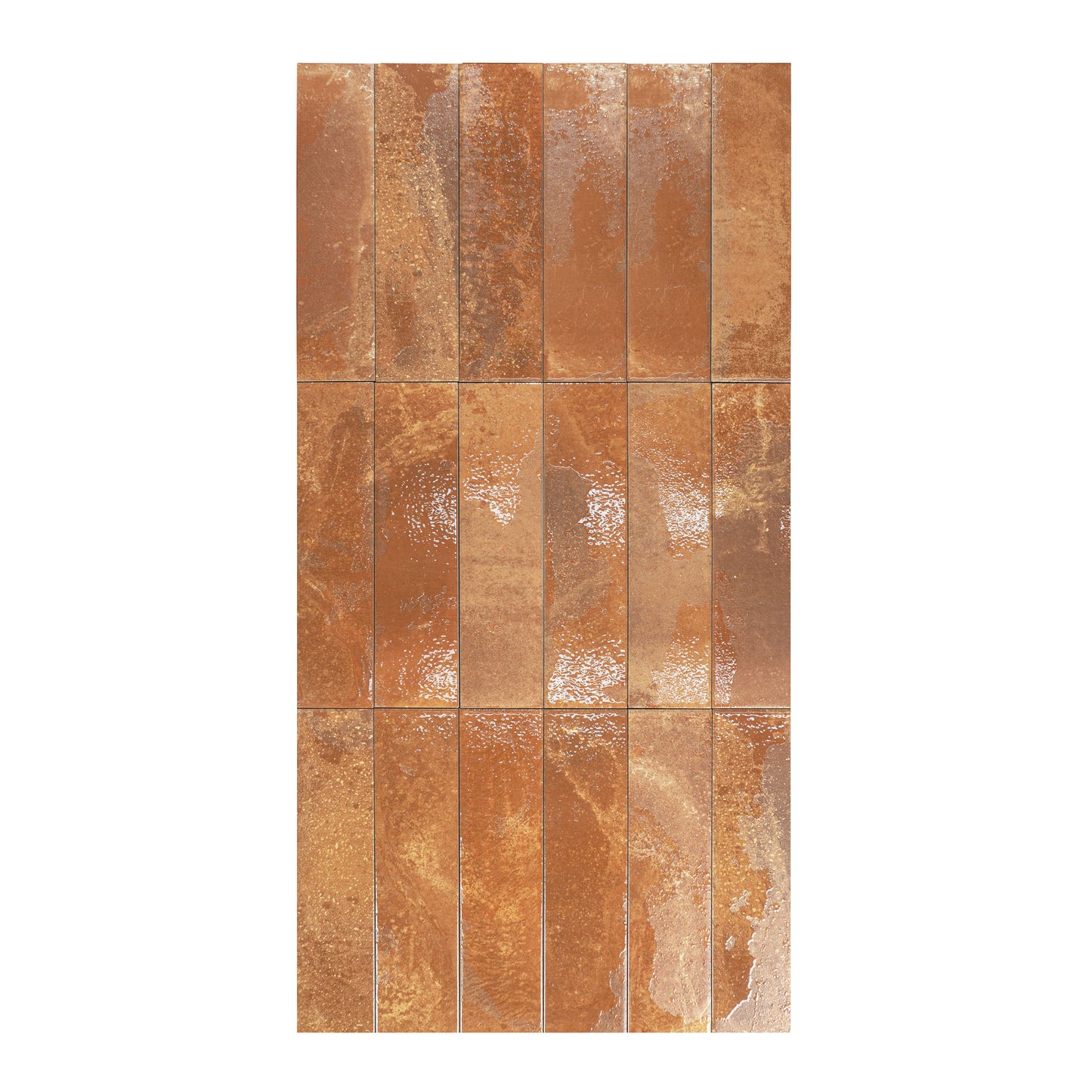 Lisbon Artisan Series Cinnamon Brown Matte Surface Porcelain Artisanal Tile