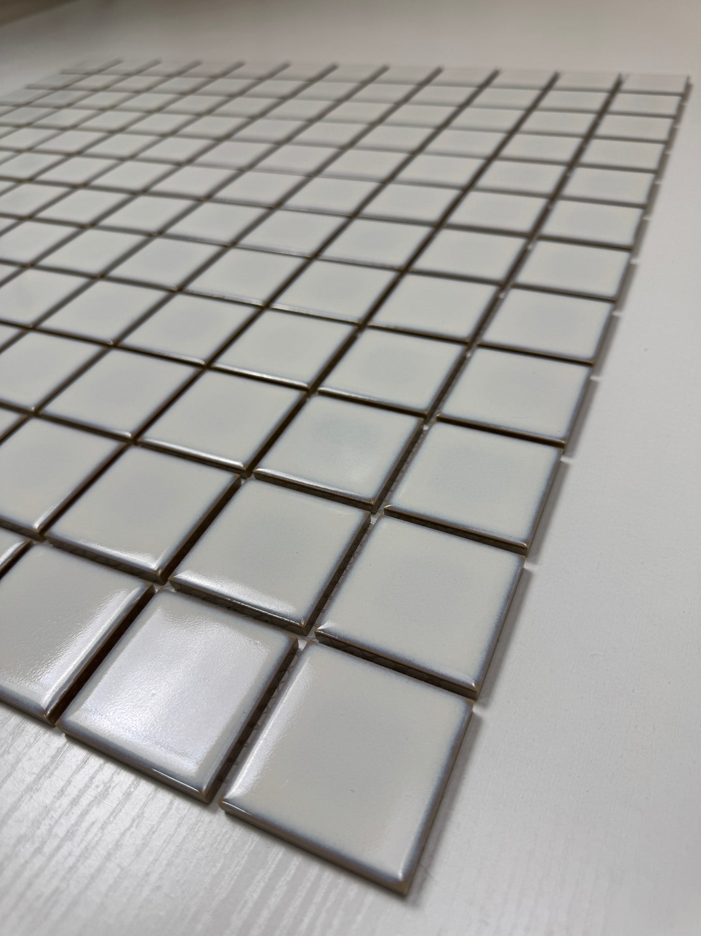 Zen white Crystalline Glazed Porcelain Mosaic