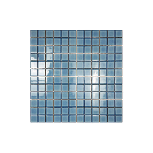 Zen Light Blue Crystalline Glazed Porcelain Mosaic