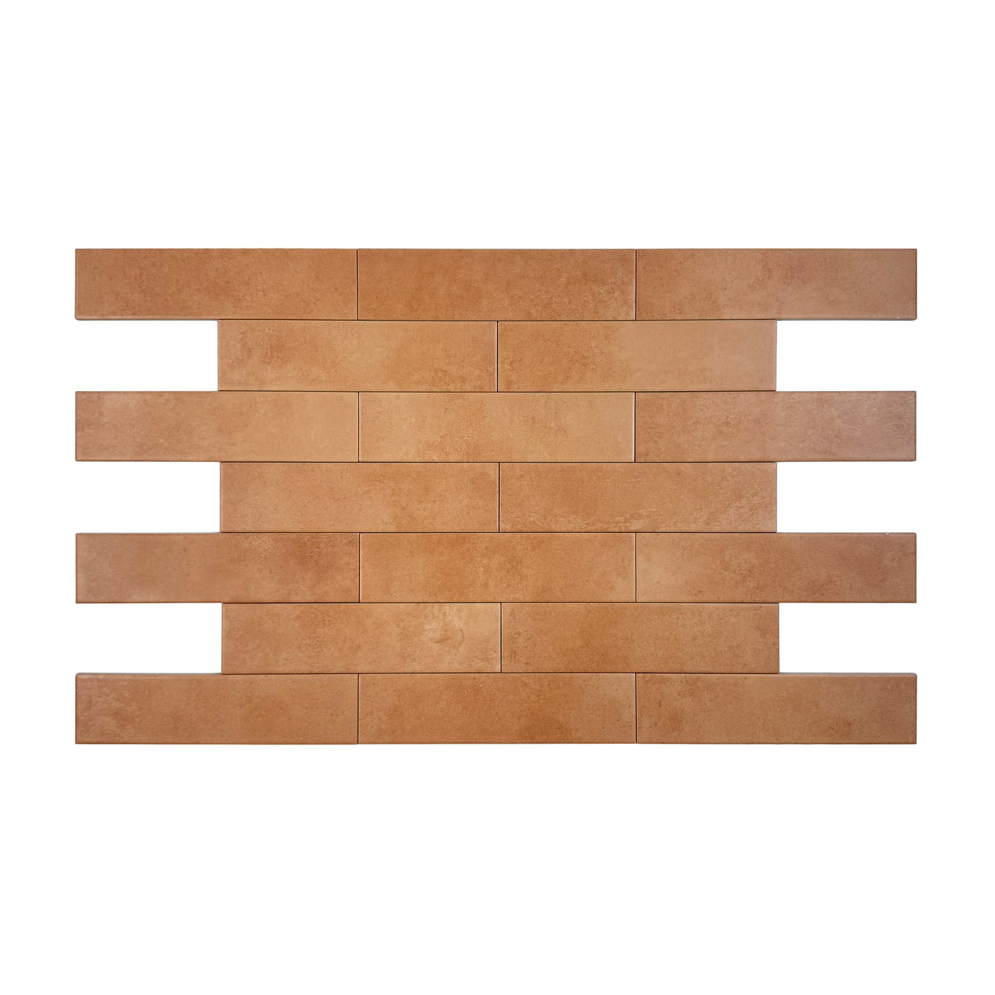 Amalfi Dawn Series Tangerine Orange Matt Porcelain Artisanal Tile