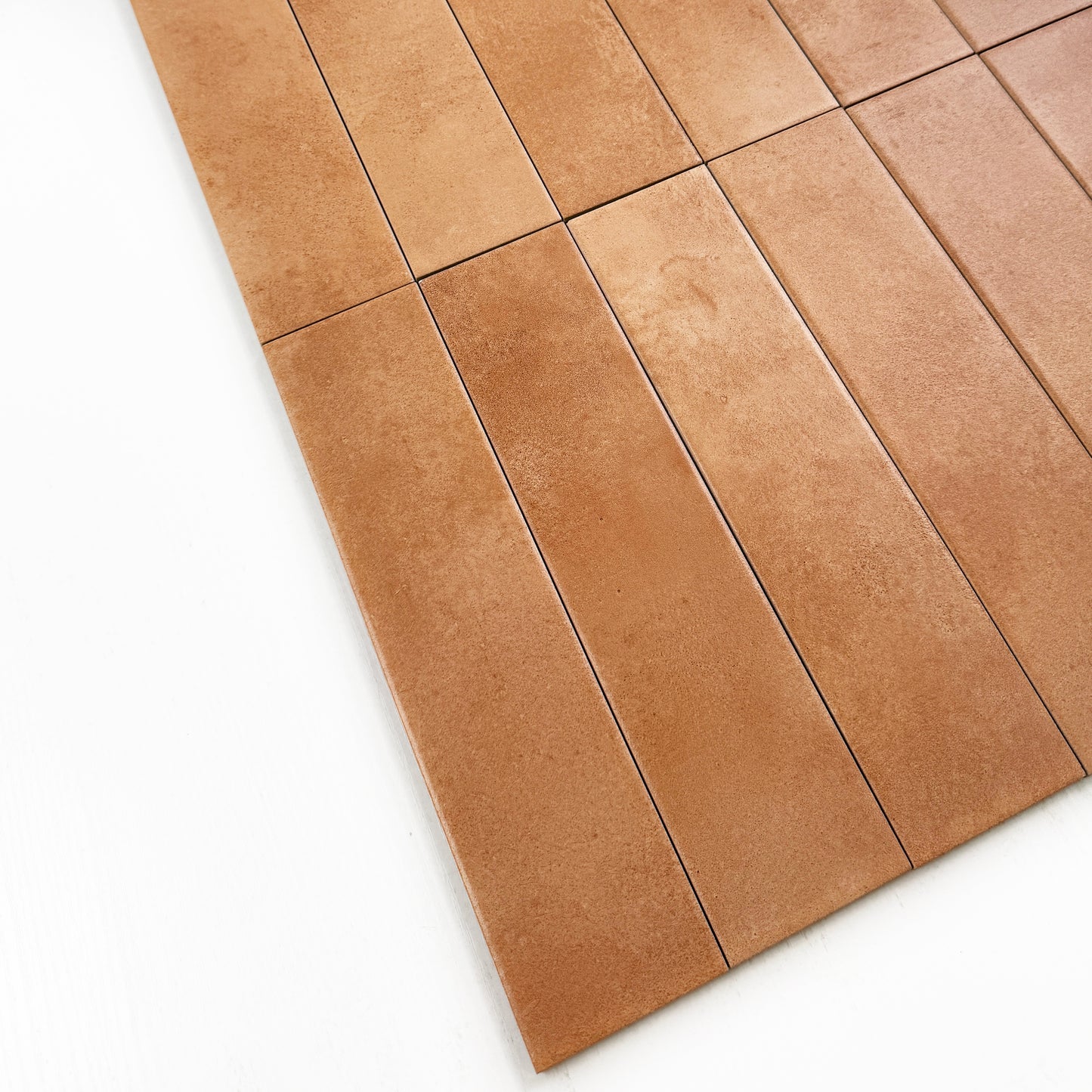 Amalfi Dawn Series Tangerine Orange Matt Porcelain Artisanal Tile