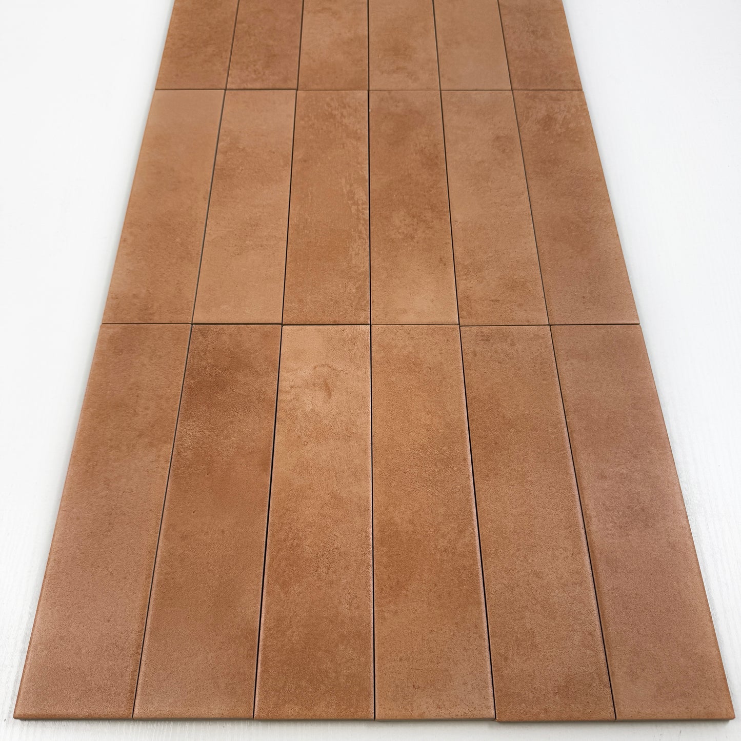 Amalfi Dawn Series Tangerine Orange Matt Porcelain Artisanal Tile