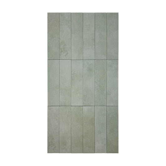 Amalfi Dawn Series Mint Green Matt Porcelain Artisanal Tile
