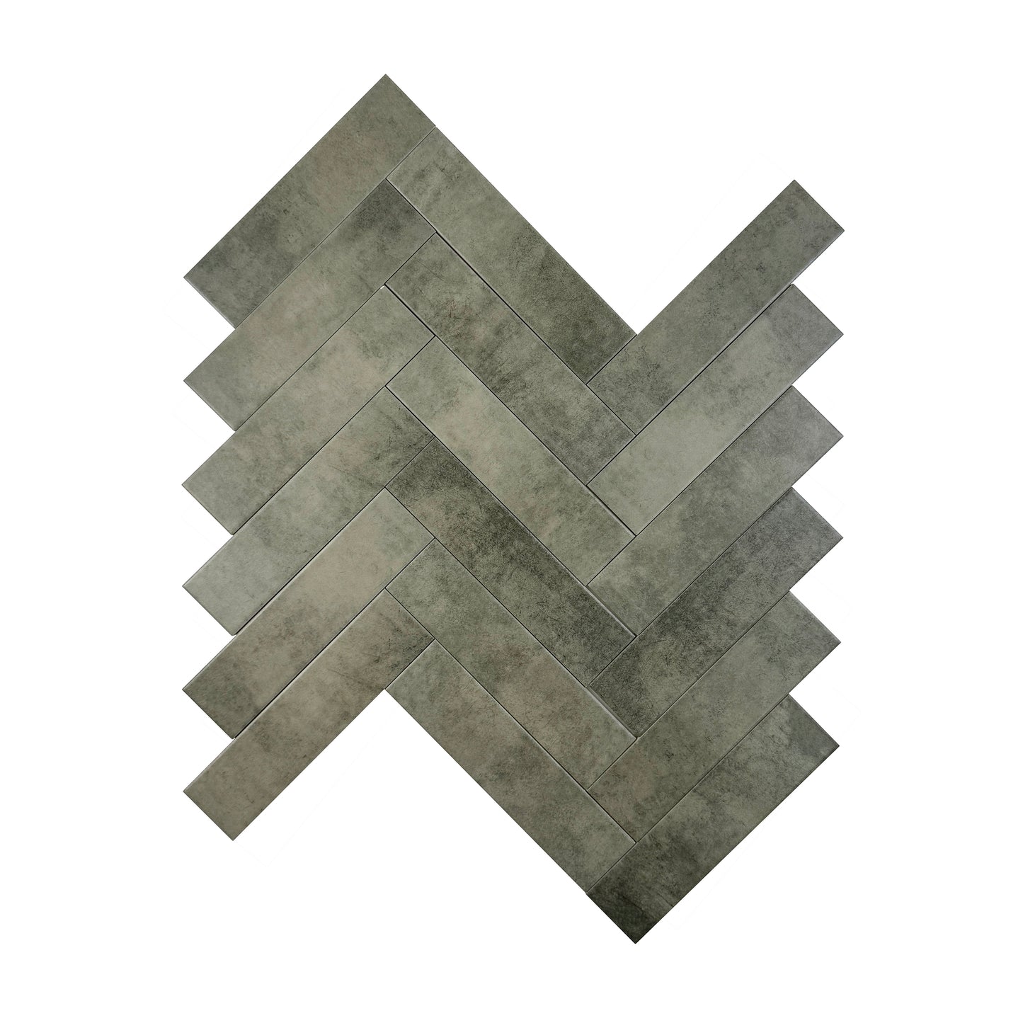 Amalfi Dawn Series Moss Green Matt Porcelain Artisanal Tile