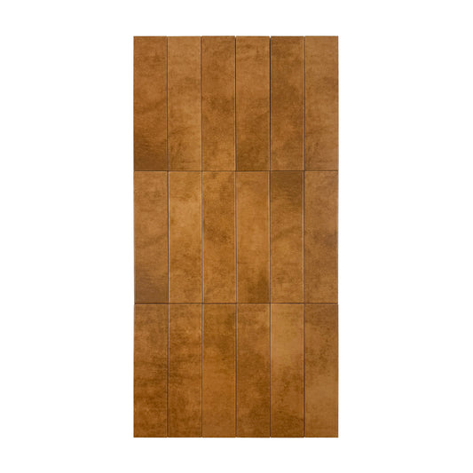 Amalfi Dawn Series Brown Matt Porcelain Artisanal Tile