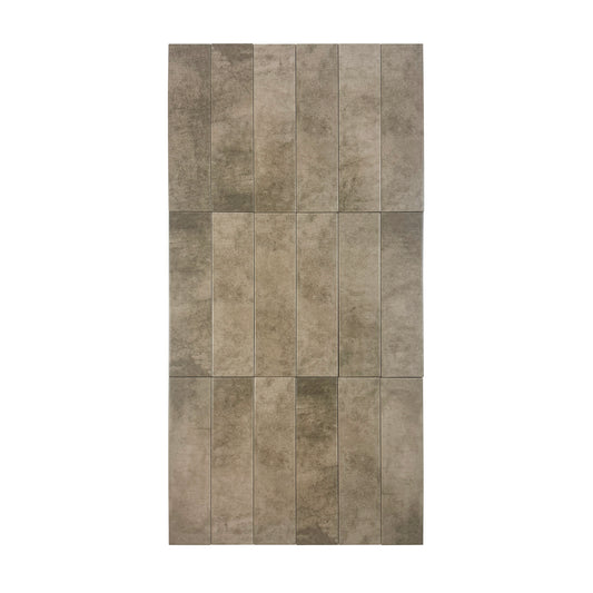 Amalfi Dawn Series Peaunt Brown Matt Porcelain Artisanal Tile