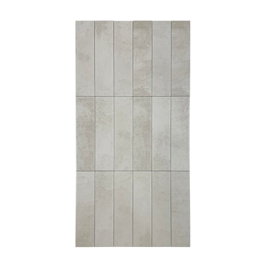 Amalfi Dawn Series Pearl White Matt Porcelain Artisanal Tile