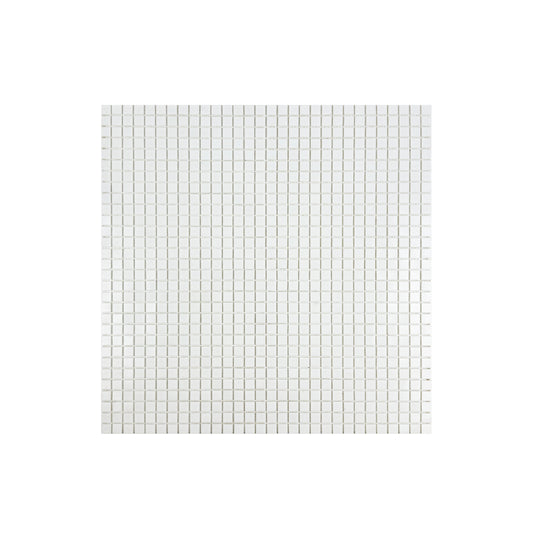 Serene Spectrum White Hot Melt Glass Mosaic