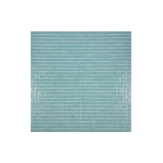 Serene Spectrum Sky Blue Hot Melt Glass Mosaic