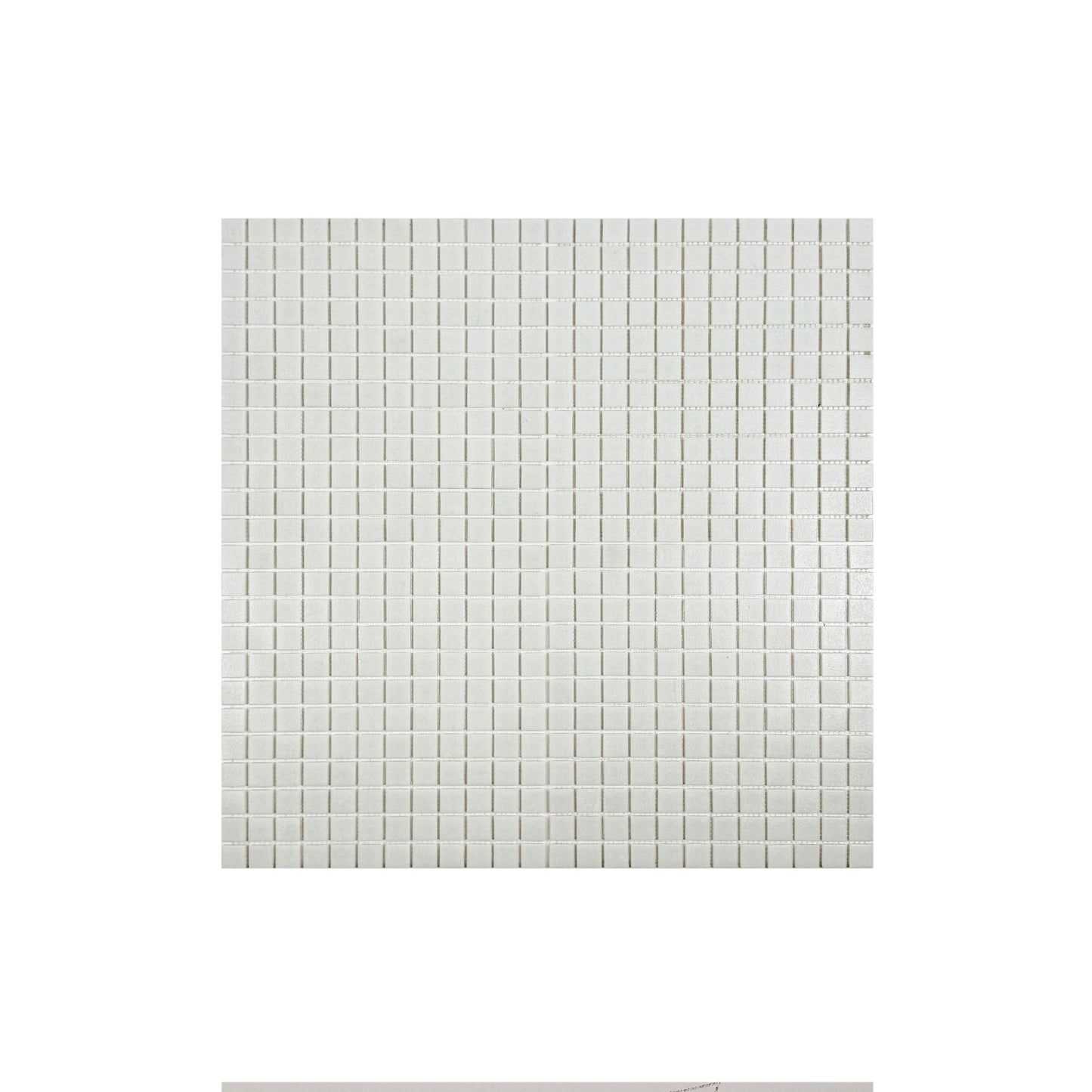 Serene Spectrum White Hot Melt Glass Mosaic