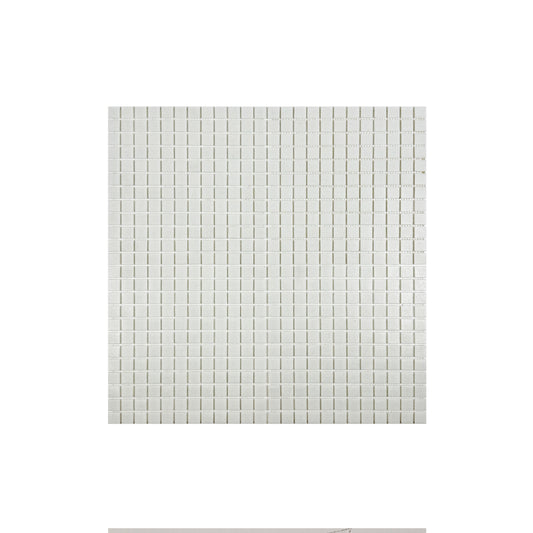 Serene Spectrum White Hot Melt Glass Mosaic