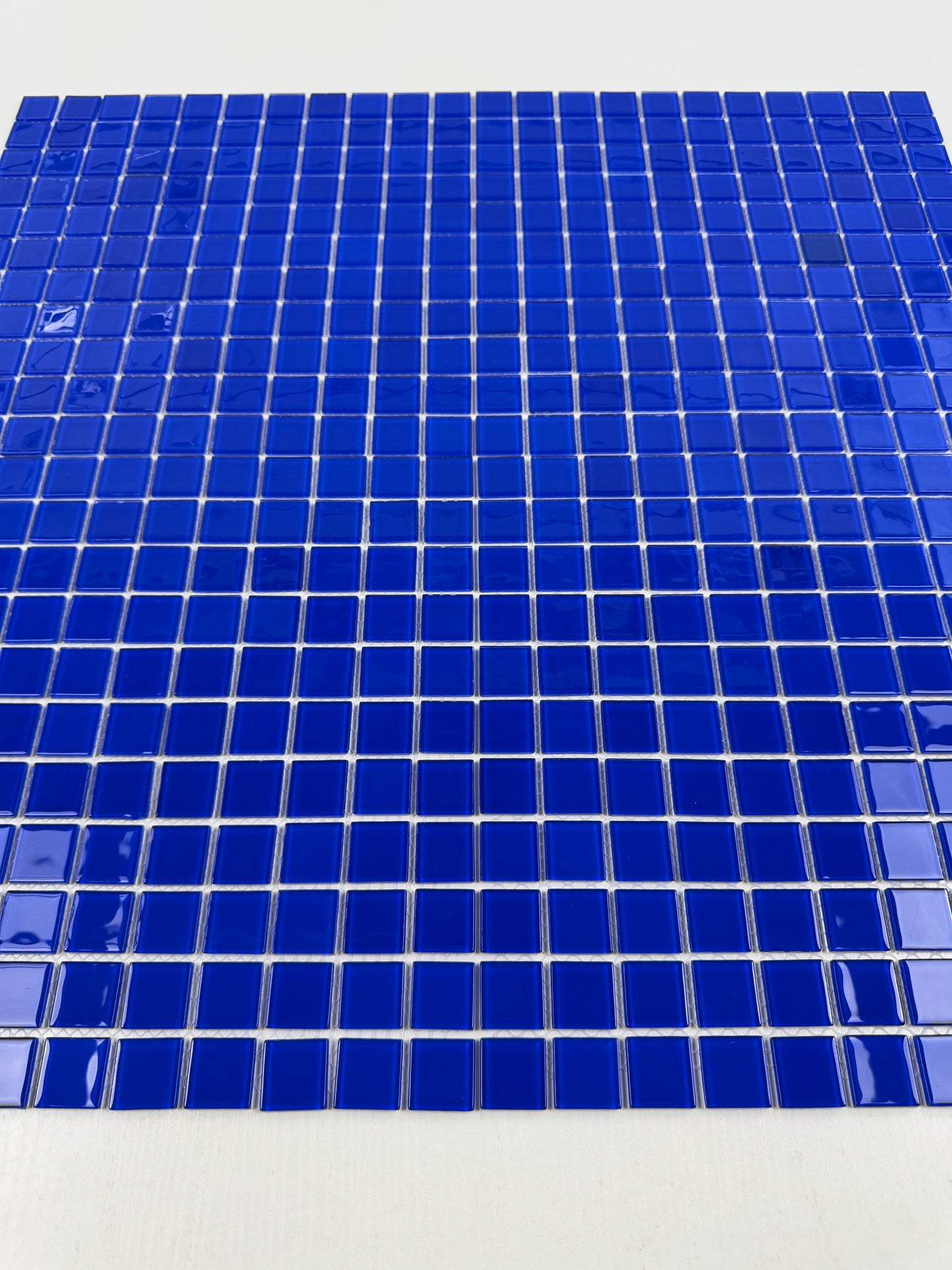 Klein Blue Crystal Glass Mosaic