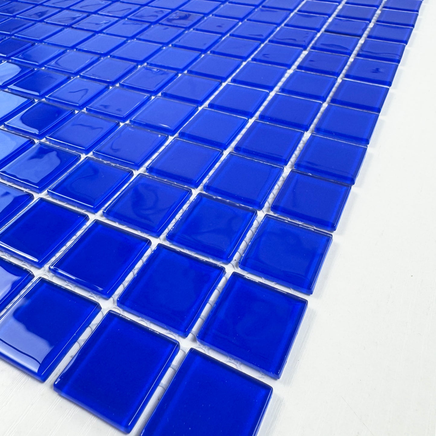 Klein Blue Crystal Glass Mosaic