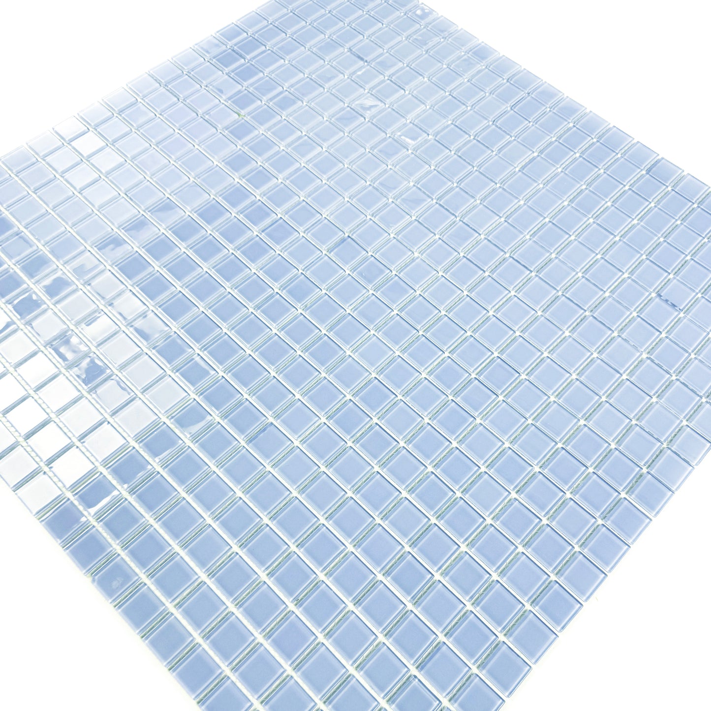Sky Blue Crystal Glass Mosaic