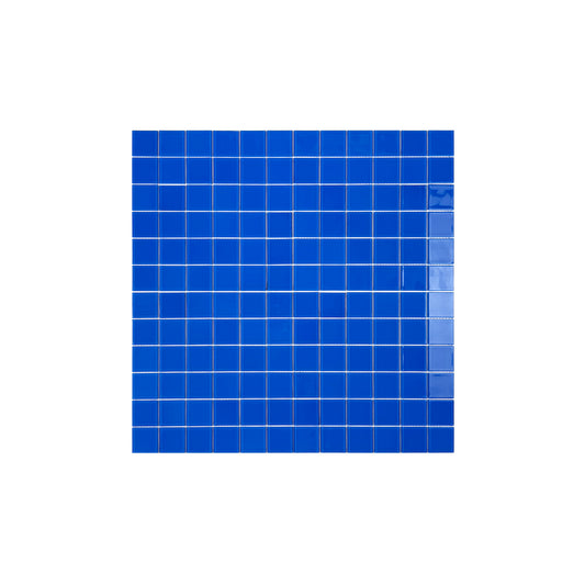 French Blue Crystal Glass Mosaic