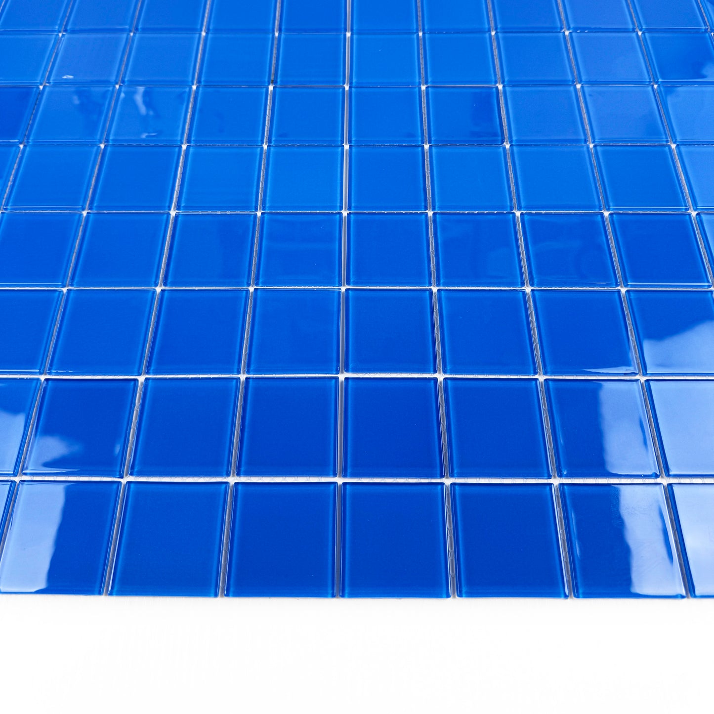 French Blue Crystal Glass Mosaic