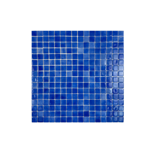 European Mosaic Series Navy Blue Recycled  Glass Mosaic