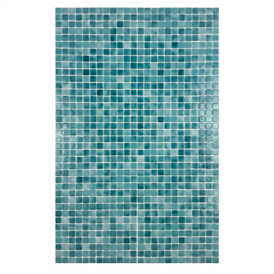 European Mosaic Series Forest Green & Flourescent Green Mixed Flourescent Glass Mosaic