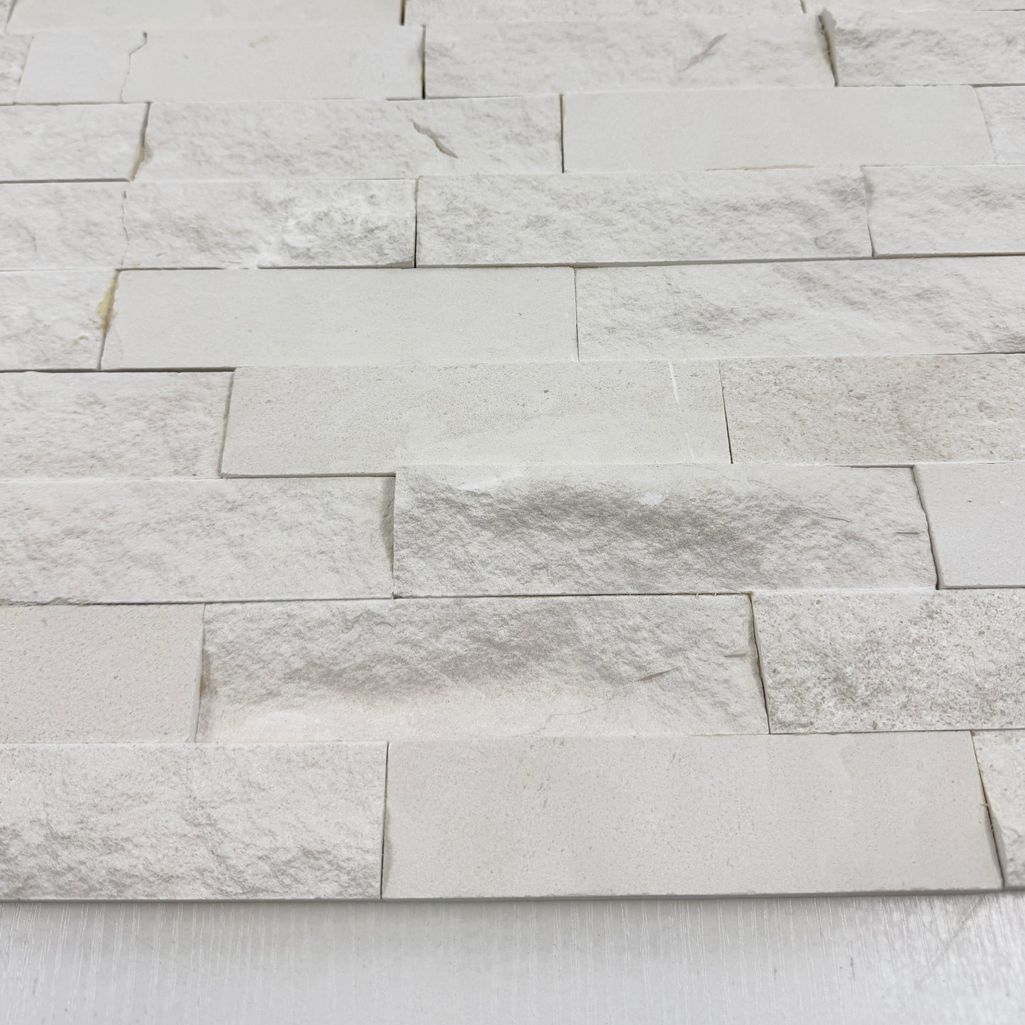 Luxe Aura series Ivory White Polish & Split Lime Stone Wall Cladding ...