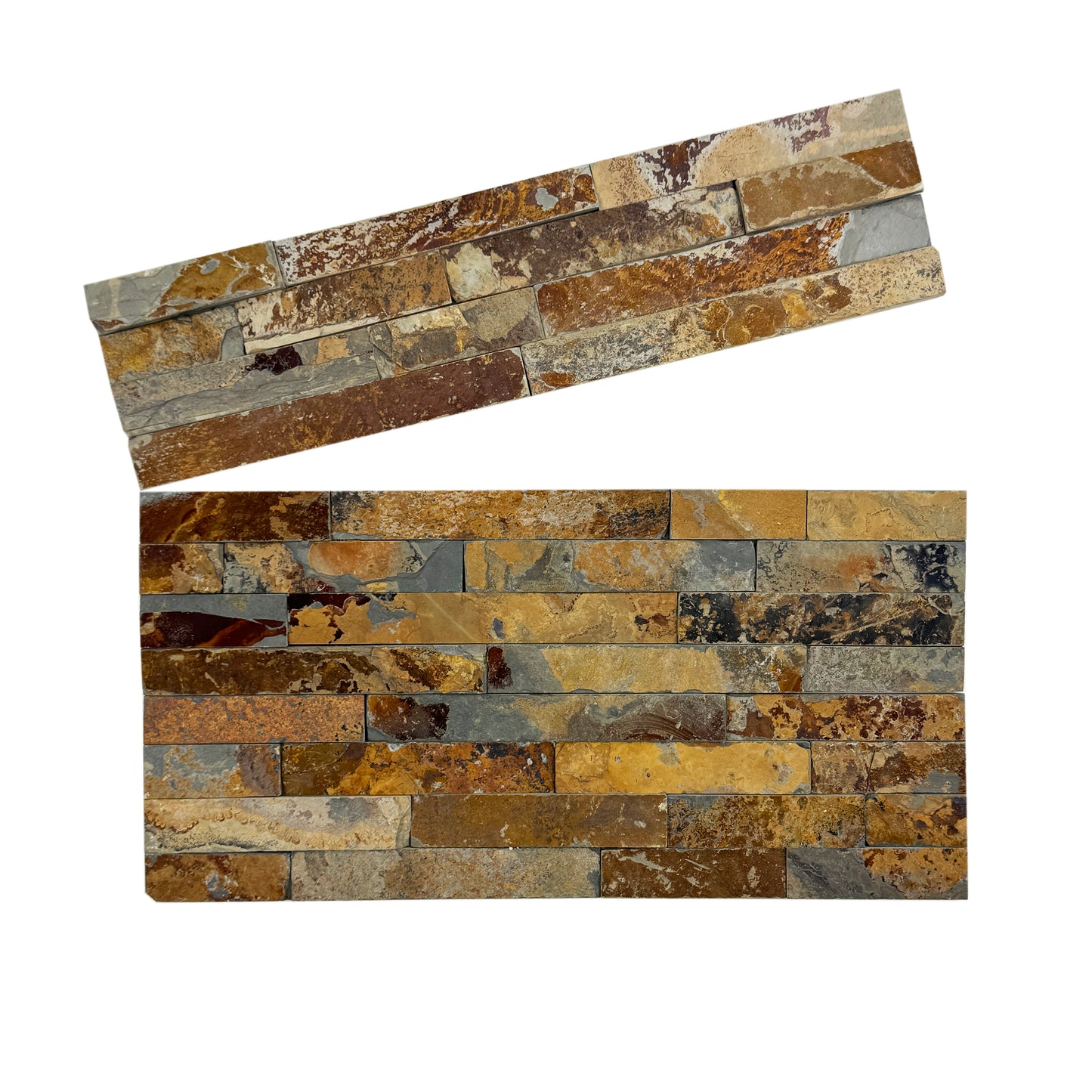Celestial Terra S1120 Rust Brown Flat Slate Wall Cladding
