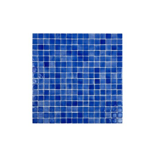 European Mosaic Series Klein Blue Recycled  Glass Mosaic